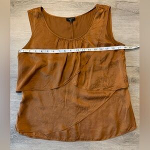 Copper 100% Silk Blouse